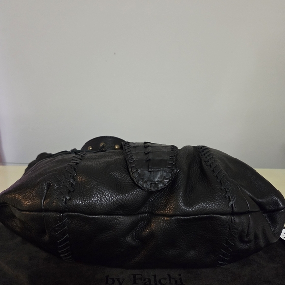 Vintage Carlos FALCHI alligator Flap Hobo - Picture 4 of 11